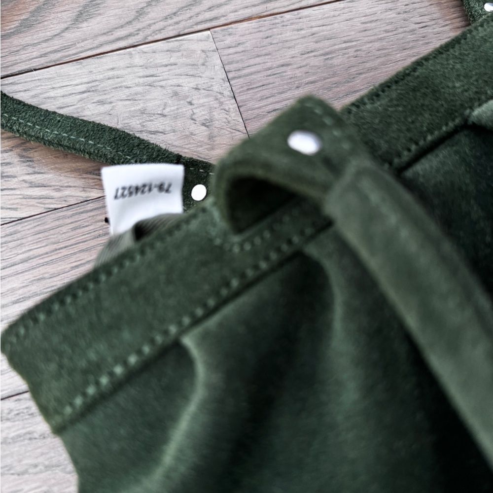 Ann Taylor Loft Green Suede Bag - Picture 8 of 13